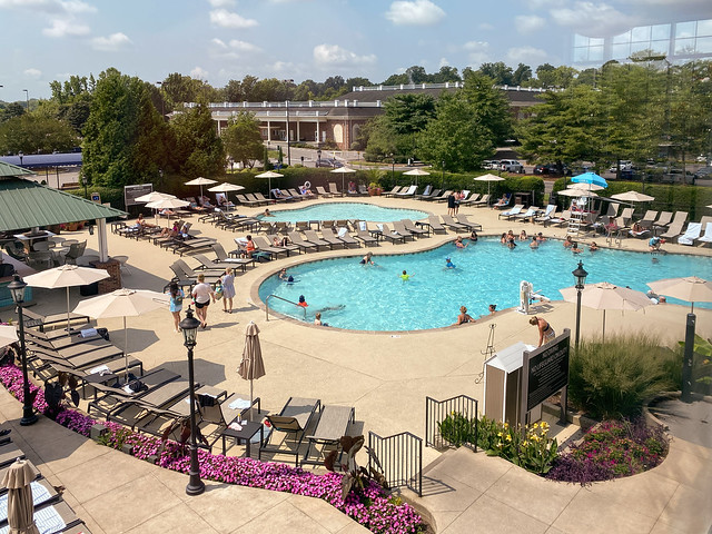 Outdoor pool at Gaylord Opryland Resort Hotel
