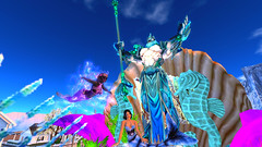 Virtual Macy's Parade Interactive Poseidon Float
