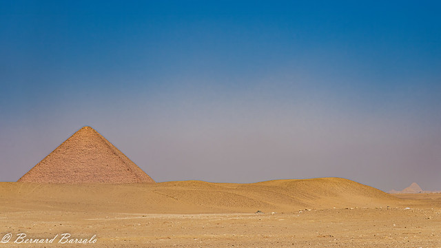 La pyramide rouge de Snéfrou - Désert de Gizeh - The Red Pyramid of Snefrou, Al Giza Desert