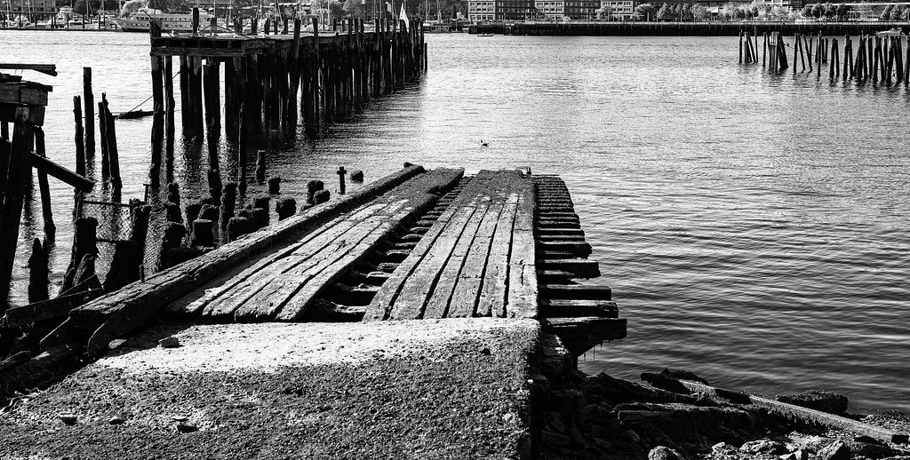 Ruined Harbor Fixtures--Boston Harbor