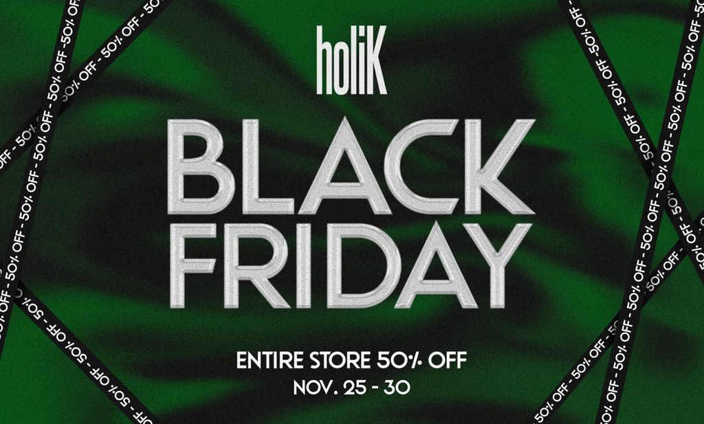 holiK. - Black-Friday - ENTIRE STORE 50% OFF