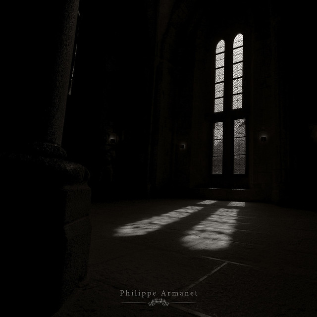 Clair obscur dans la Merveille, Mont-Saint-Michel