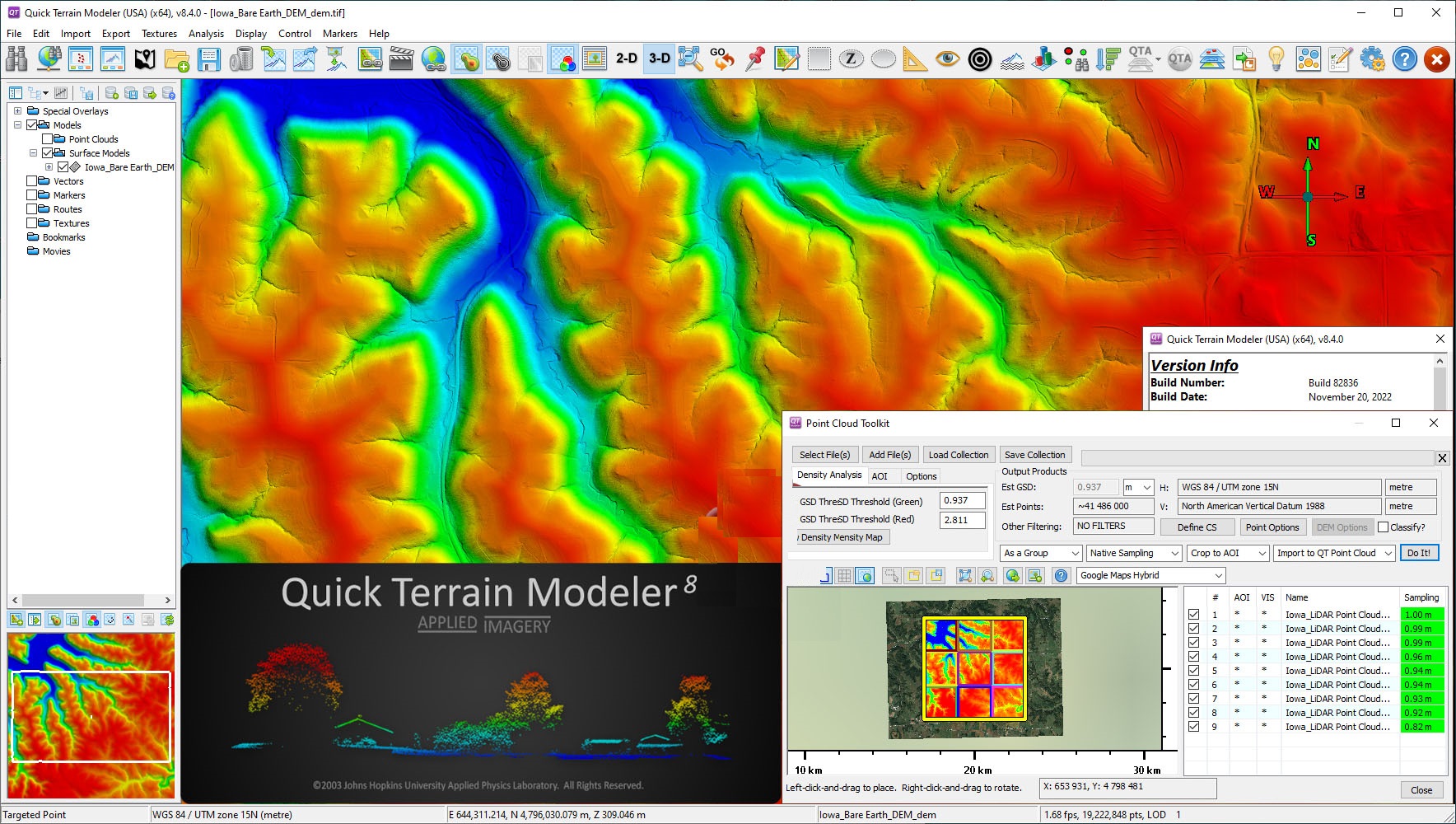 Working with Applied Imagery Quick Terrain Modeller v8.4.0 build 82836 USA Edition