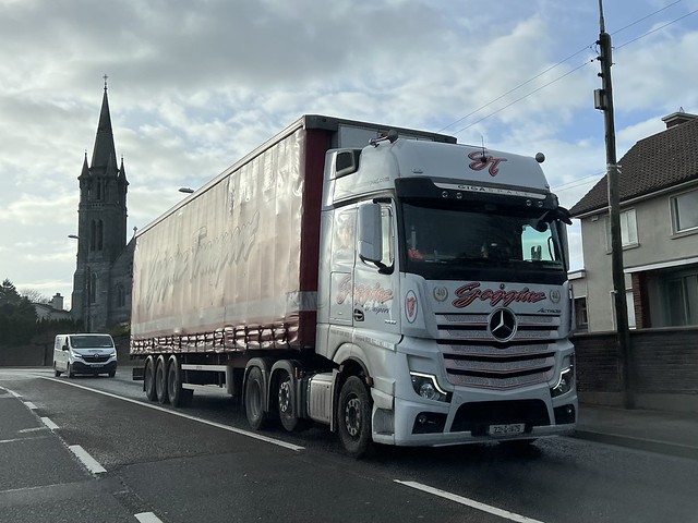 Goggins Transport - Mercedes-Benz Actros Articulated Truck - N20 Northbound - Charleville, County Cork