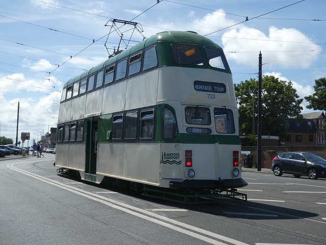 Blackpool Tram 723 220714 Fleetwood [rear]