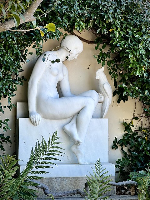 Deco sculpture at San Simeon