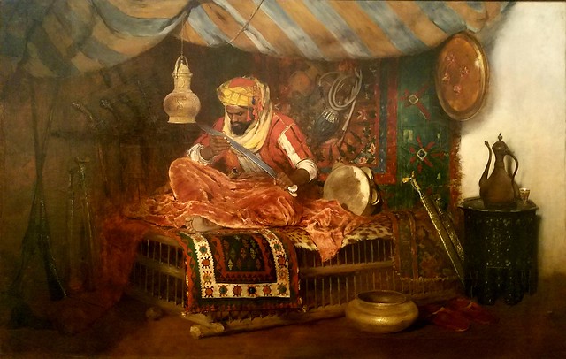 The Moorish Warrior, William Merritt (American) Chase,1878, oil on canvas