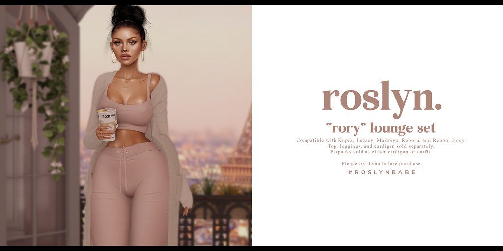 roslyn. “Rory" Lounge Set @ The Fifty // GIVEAWAY!