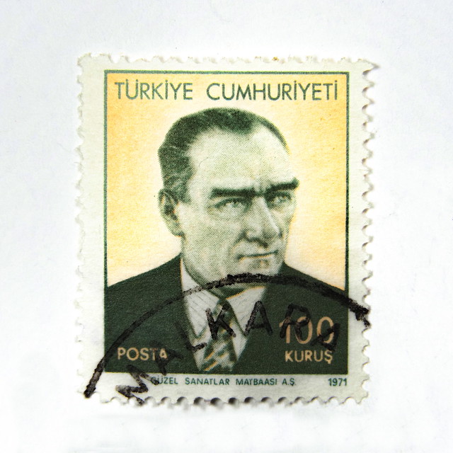 World Stamps - Turkey Kemal Ataturk (1881-1938) First President 1971