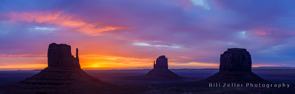 Monument Valley Sunrise, Navajo Tribal Park, Arizona