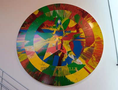 044 Damien Hirst, Beautiful Strummerville Spin, The Future is Unwritten Painting