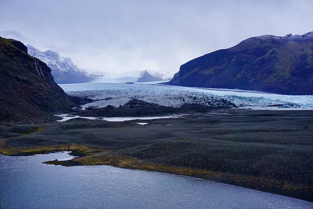 El glaciar Skaftafellsjökull-Islandia