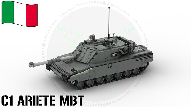 LEGO ARIETE MBT | Main Battle Tank - 1/35 Scale