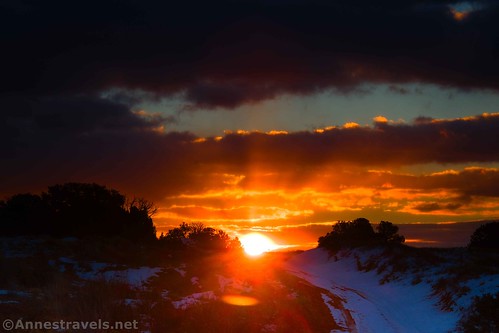 Sunrise from the Hans Flat Ranger Station, Maze District, Canyonlands National Park, Utah