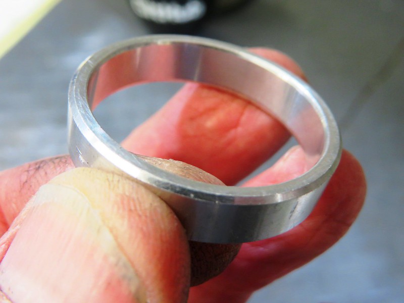 Fork Tube Ring Has Bevel That Is 0.7 mm Deep