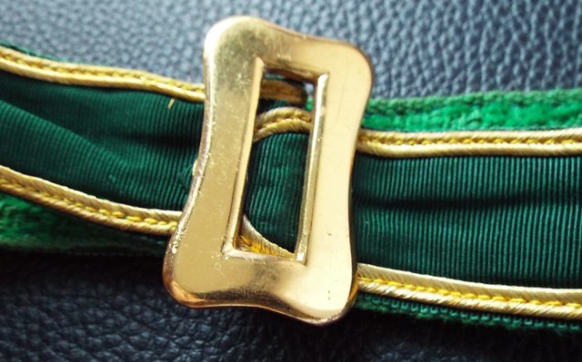 Masonic ROYAL ORDER OF SCOTLAND Arm Garter Virtute et Silentio Craft Masonry