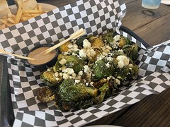 Brussels sprouts with blue cheese
