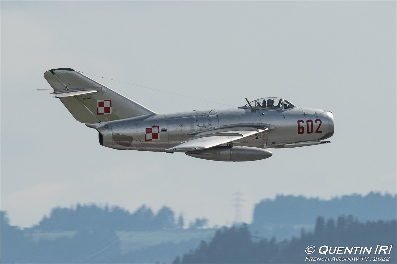 MiG-15 602 Poland Air Force Airpower 22 austria airpower zeltweg 2022 Steiermark