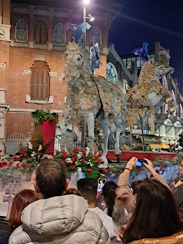 Horse (scultpture)  on parade in Valencia