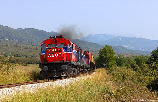 Hellenic Train A509 + A507 Omalo Kerkinis