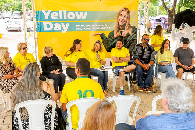Yellow Day promove conscientização sobre a doença lipomielomeningocele