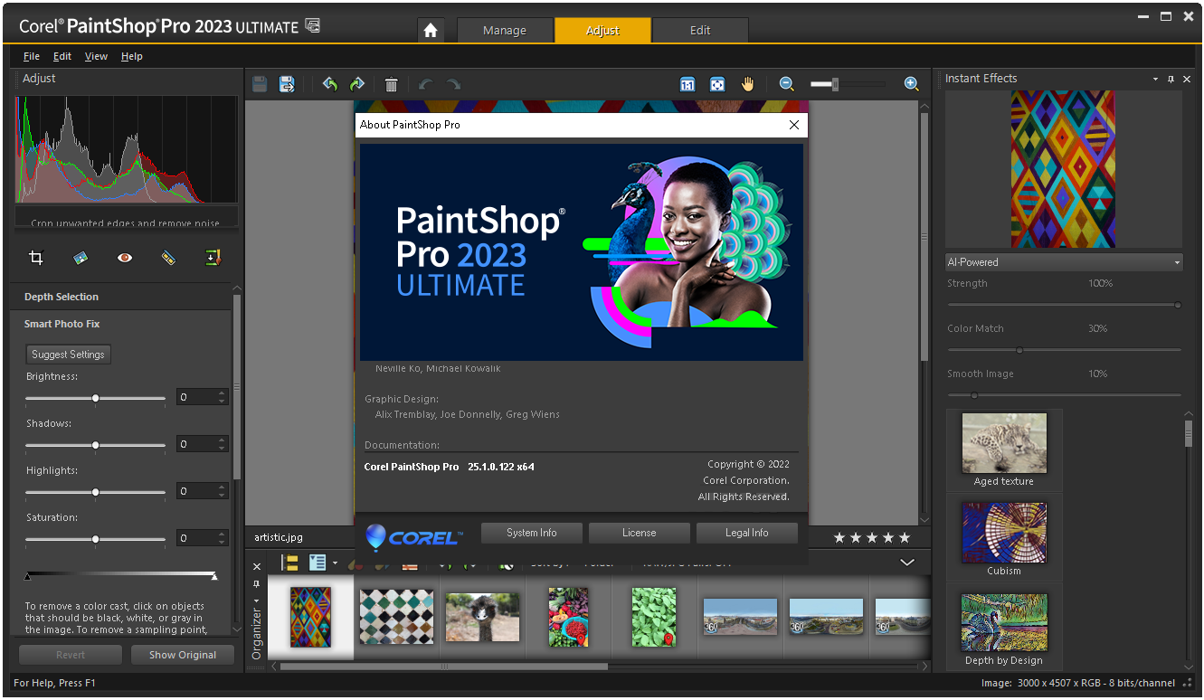 Working with Corel PaintShop Pro 2023 Ultimate 25.1.0.32 full license