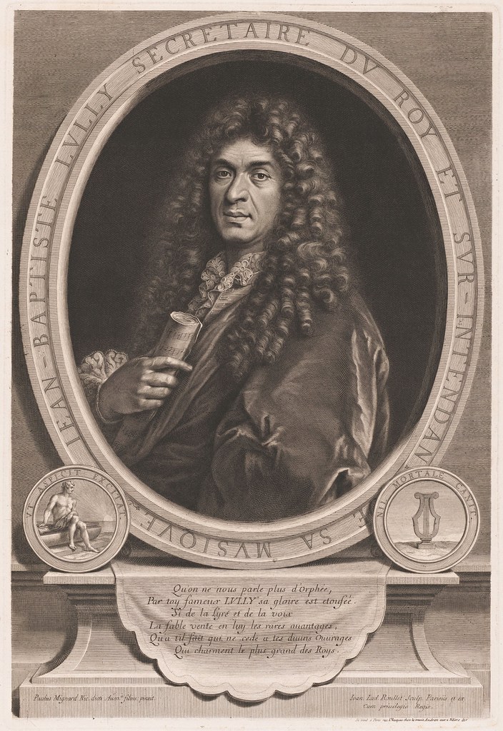 Jean Louis Roullet (1645-1699) - Portret van Jean-Baptiste Lully