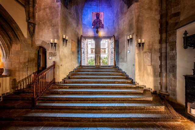 Stairway to the Courtyard