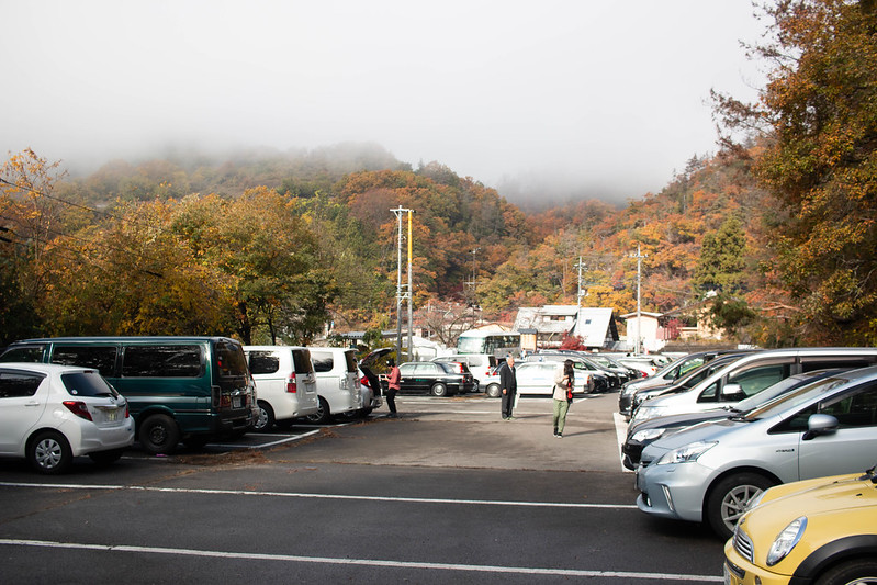 昇仙峡の駐車場