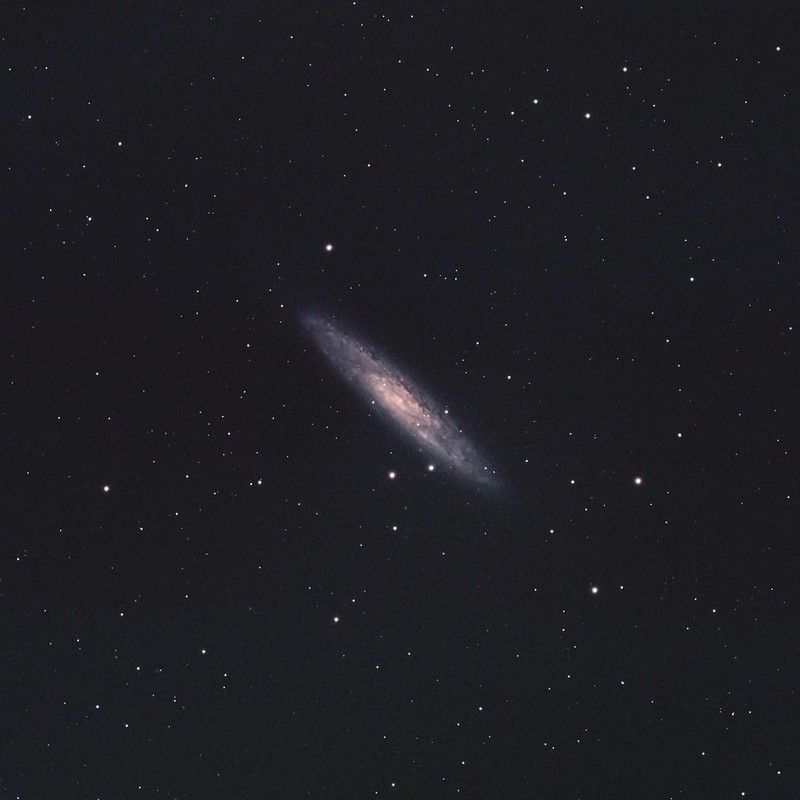 NGC253 ちょうこくしつ座銀河 (2022/9/27 00:17, 2022/10/20 22:31)