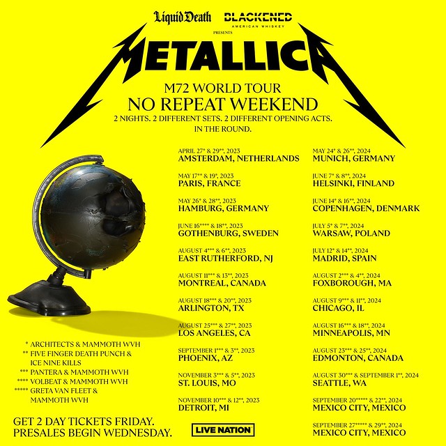 Metallica Announce New Single, Album and Tour!
