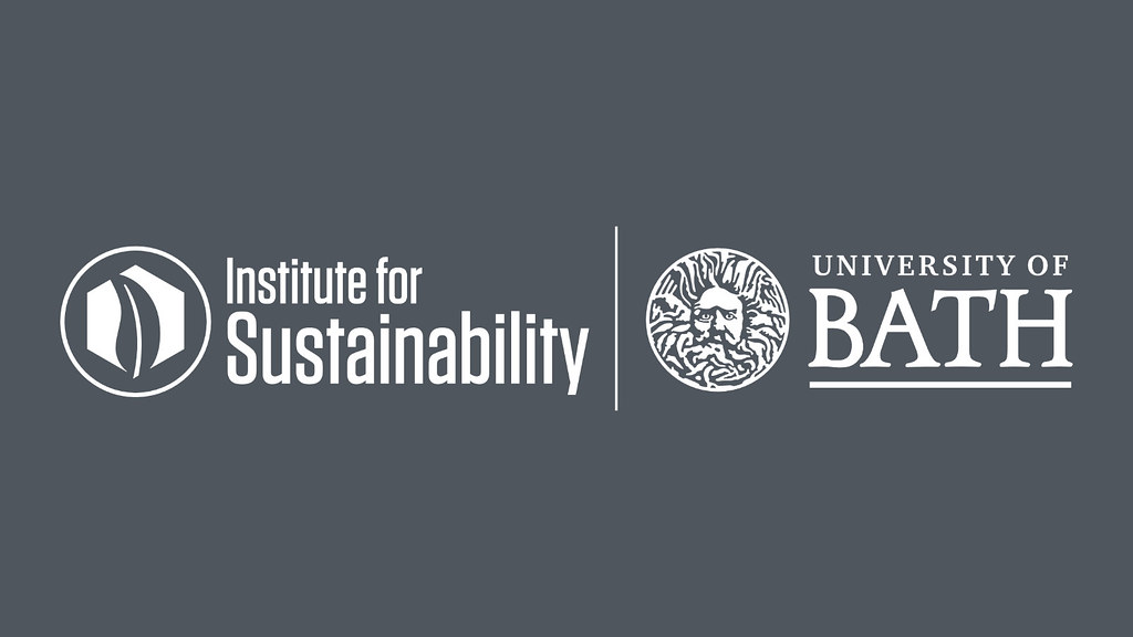University of Bath Institute for Sustainability logo over a grey background
