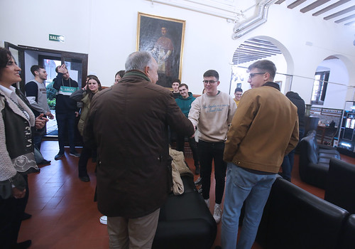 El Rector visita el Colegio Mayor Santa Cruz