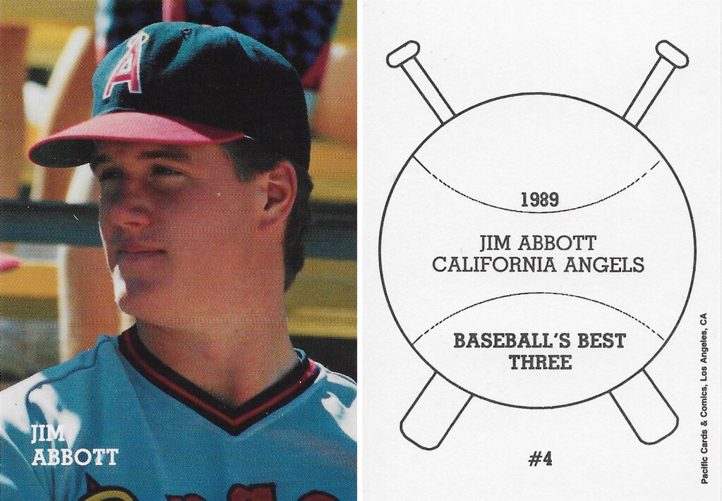 1989 Pacific Cards & Comics Baseballs Best Three - Abbott, Jim