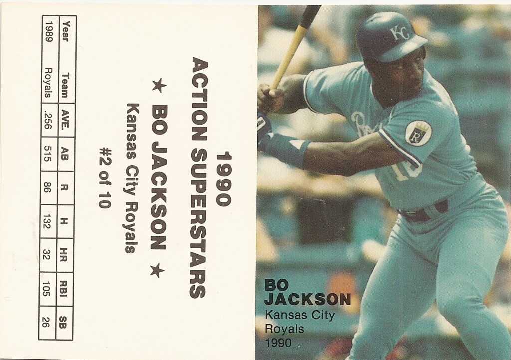 1990 Action Superstars - Jackson, Bo