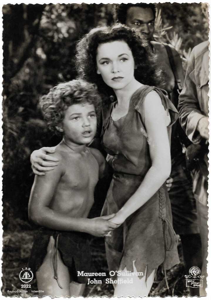 Maureen O'Sullivan and Johnny Sheffield in Tarzan's Secret Treasure (1941)