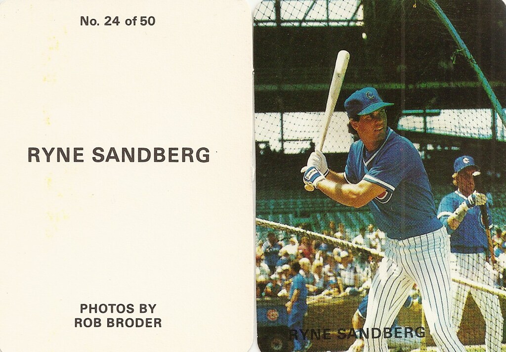 1986 Rob Broder - Sandberg, Ryne 24