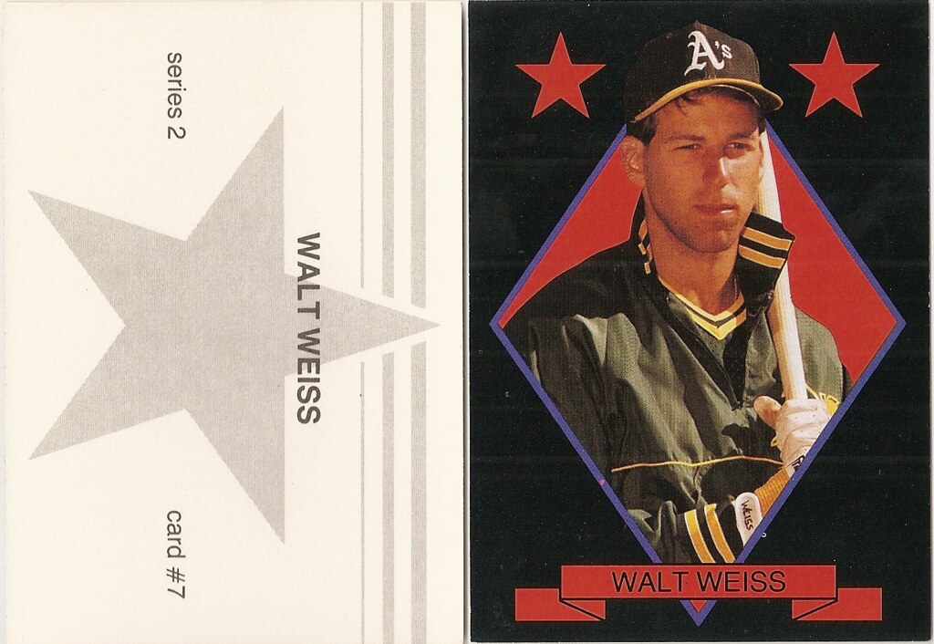 1988 Large Gray Star - Black with Red Stars Series 2 - Weiss, Walt