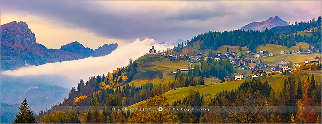Panorama from Colle Santa Lucia - Italy