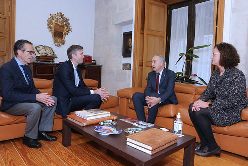 El Rector recibe a Dimytro Matiuschenko,  Ministro Consejero de la Embajada de Ucrania en España