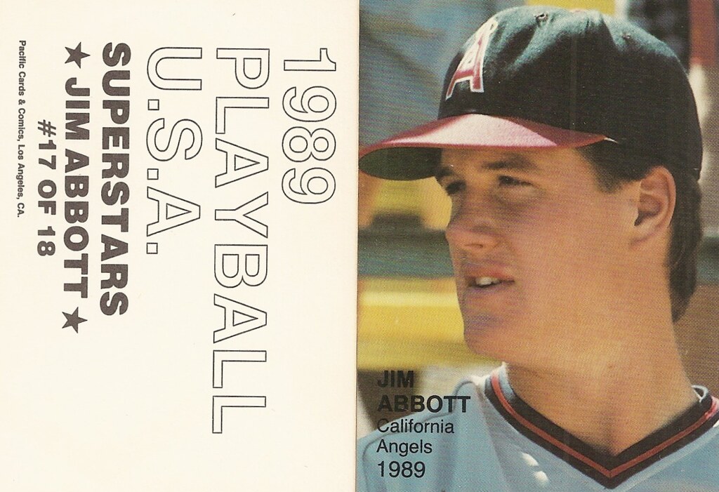1989 Pacific Cards and Comics - Playball USA Superstars - Abbott, Jim