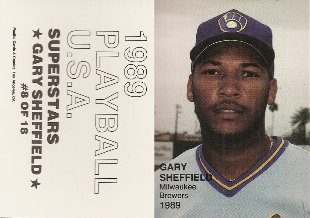 1989 Pacific Cards and Comics - Playball USA Superstars - Sheffield, Gary 8