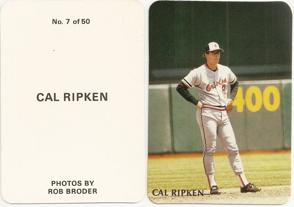 1986 Rob Broder - Ripken Jr, Cal 7