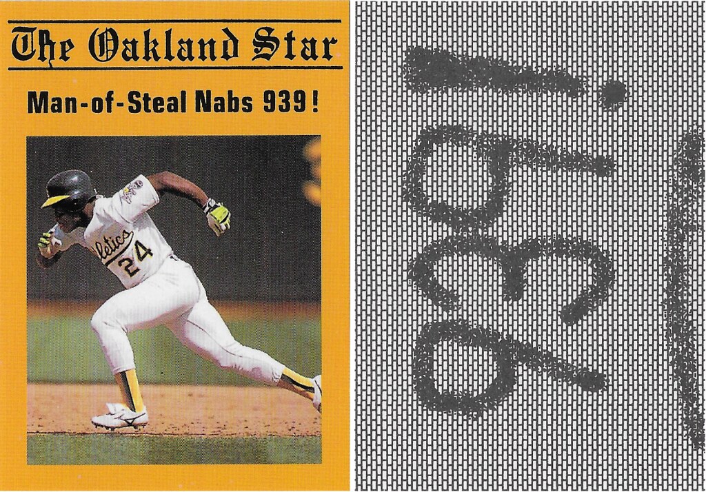 1990-94 Broder Singles - The Oakland Star - Henderson, Rickey
