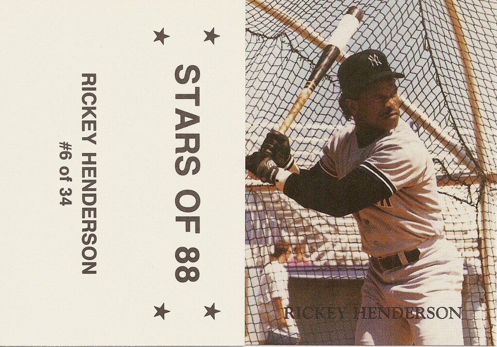 1988 Stars of '88 - Henderson, Rickey