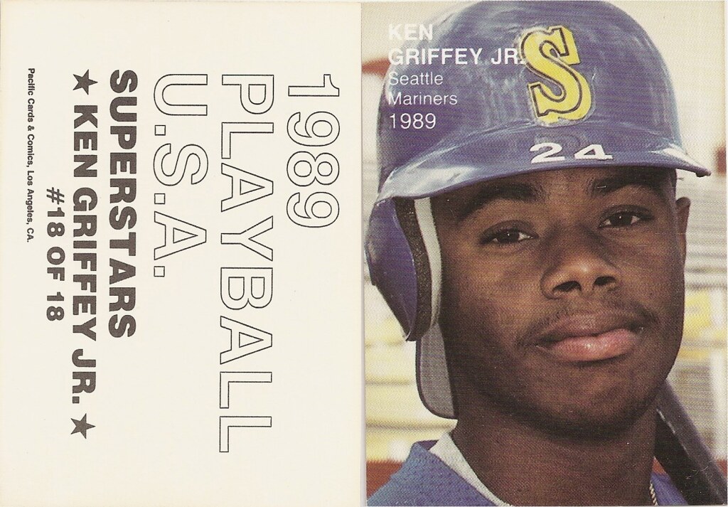 1989 Pacific Cards and Comics - Playball USA Superstars - Griffey Jr, Ken 18