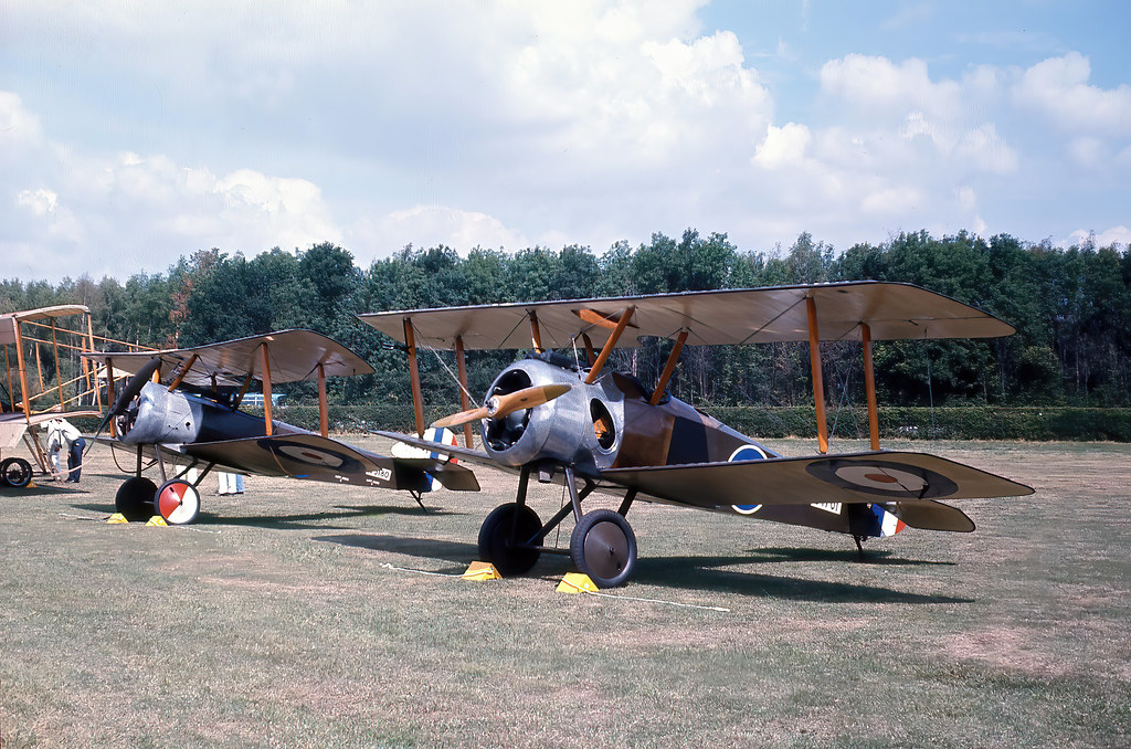G-AWYY, Slingsby T-57 Sopwith Camel Replica, Old Warden, Summer 1976