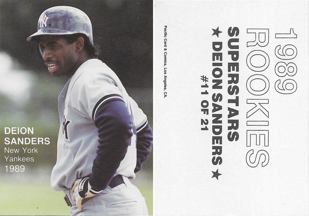 1989 Pacific Cards and Comics - Rookies Superstars - Sanders, Deion