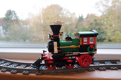 Lok meines Lego-Weihnachtszuges