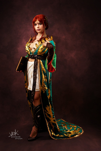Ashen Fire Keeper's Triss Merigold Cosplay, by SpirosK photography (III: standing portraits)